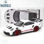NOREV 1/12 2022 porsche 911 gt3 rs, white/pyro red
