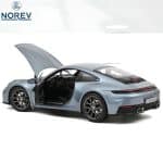 NOREV 1/18 2025 porsche 911 carrera, 964 polar silver metallic - Image 2