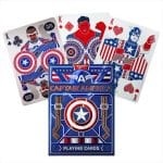 Captain America Playing Cards Patriotic Design