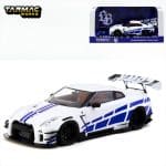 TARMAC 1/43 nissan gt-r r35 *lb-works* type 2, white/blue