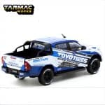 TARMAC 1/64 toyota hilux *toyo tires*, blue/white - Image 2