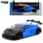 TARMAC 1/64 audi r8 lms gt3 evo ii *tarmac works 10th anniversary*, black/blue