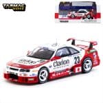 TARMAC 1/64 1995 nissan nismo gt-r lm #23 k. hoshino/t. suzuki/m. kageyama 24h of le mans, white/red