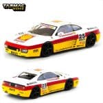TARMAC 1/64 1994 ferrari 348 challenge italian gt #25 oscar larrauri, white/yellow/red
