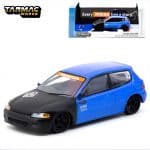 TARMAC 1/64 honda civic eg6 *tarmac works 10th anniversary*, black/blue
