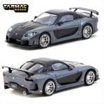 TARMAC 1/64 mazda rx-7 veilside fortune7 grey metallic/black