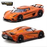 TARMAC 1/64 koenigsegg regera, orange metallic/black stripes