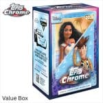 Topps - Chrome Disney - 2026 -Value Box - 56 Cards Per Box - 3 Exclusive Snow Cap Parallels Per Box