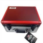 EVORETRO - Graded Card Storage Box Red and Silver for 90 Cards