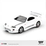 MINI GT 1/64 TOYOTA SUPRA MK4 A80 VEILSIDE COMBAT V-I WHITE PEARL METALLIC 2014