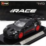 Bburago - 1/24 BURAGO - PORSCHE - 911 992 GT3 R N 0 RACING BASE COUPE 2023