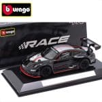 Bburago - 1/43 PORSCHE - 911 992 GT3 R N 0 RACING BASE COUPE 2023 - CON VETRINA - WITH SHOWCASE