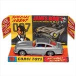 Corgi 1/43 ASTON MARTIN - DB5 1963 - 007 JAMES BOND - SILVER