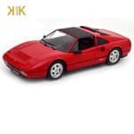 KK SCALE 1/18 FERRARI - 328 GTS SPIDER WITH REMOVABLE HARD-TOP 1985 RED