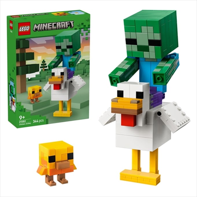 LEGO21582.jpg LEGO Minecraft: Chicken Jockey 21582 - Image 1