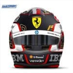 LOOKSMART 1/5 Bell Helmet - Charles Leclerc – Scuderia Ferrari HP Abu Dhabi GP 2025 - Image 2