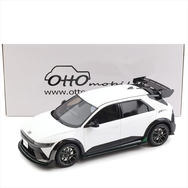 OT1227.jpg OTTOmobile 1/18 HYUNDAI IONIQ 5N DK EDITION ATLAS WHITE MATT 2025 - Image 1