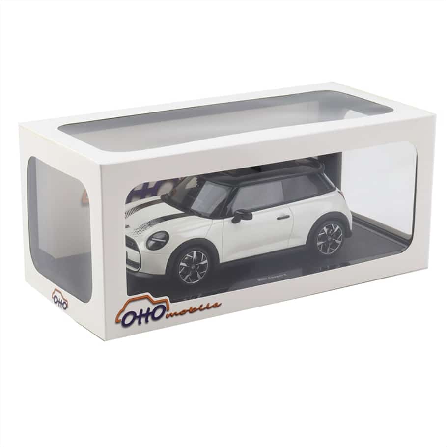 OT1245.jpg OTTOmobile 1/18 MINI COOPER S WHITE METALLIC 2025 - Image 1
