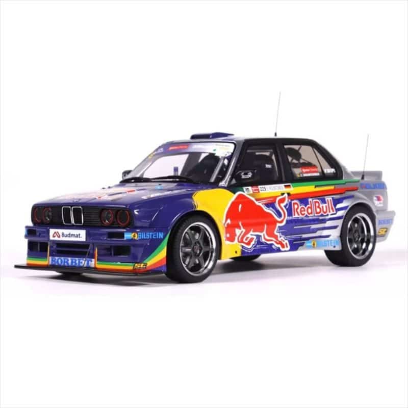 OTTOmobile  1/18 BMW 1/18 3-SERIES E30 V8 DRIFT 1988 Blue/Silver Redbull