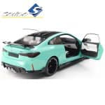 Solido 1/18 BMW M4 Performance Parts Solido Works 2025 Turquoise -Diecast Car - Image 2