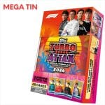 Topps - Turbo Attax 2026 Formula 1 - Mega Tin - 48 Cards - Official F1 Trading Cards