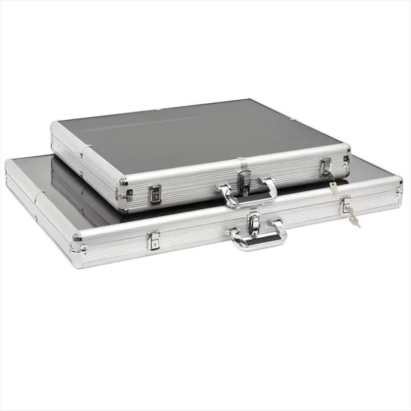 Evoretro Trading Card Display Suitcase - Silver
