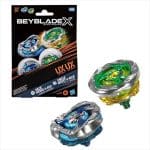 BEYBLADE X - Hack Viking 4-55O  Circle Ghost 4-60LR G2755ES0 - Dual Pack Hasbro