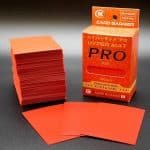 KMC Standard Sleeves - Hyper MAT PRO Red 100 Sleeves - Image 2
