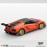 Mini GT  1/64 LAMBORGHINI AVENTADOR LB-WORKS LIMITED EDITION ORANGE MDX 2025 - Image 2