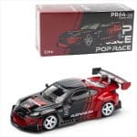 POP RACE 1/64 pandem gr86 *advan*, black/red