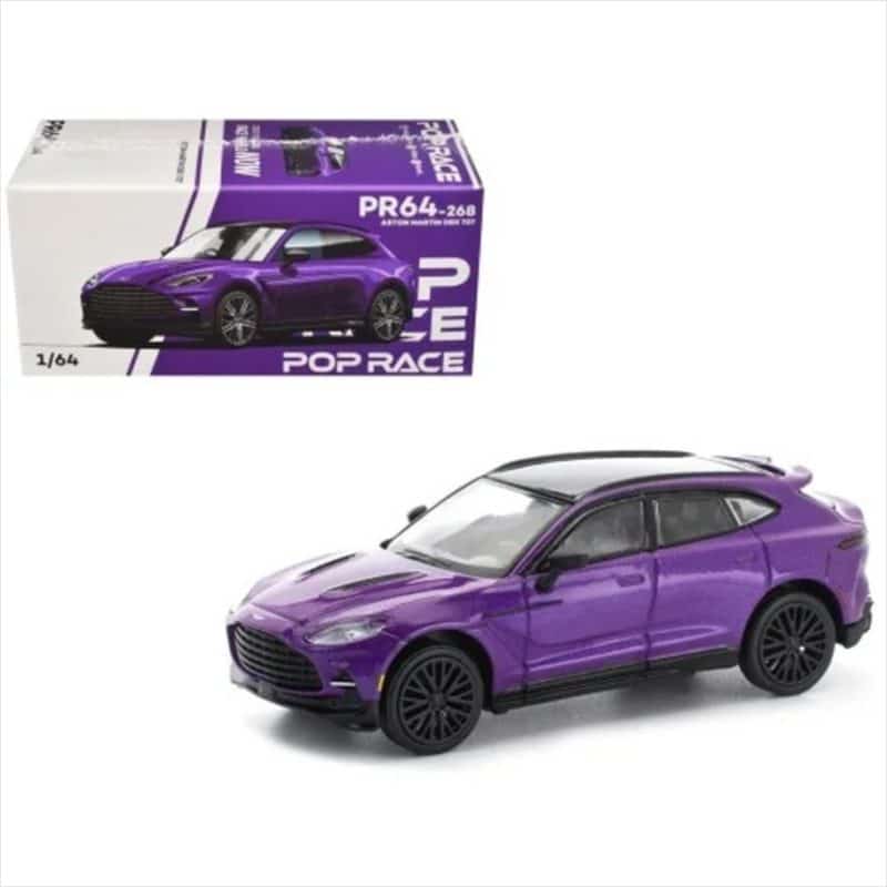 POP RACE 1/64 aston martin dbx 707, storm purple