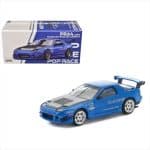 POP RACE 1/64 mazda rx-7 fc3s re-amemiya, blue