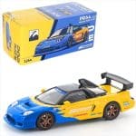 POP RACE 1/64 spoon nsx-r gt, yellow/blue