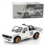 POP RACE 1/64 pandem datsun 620, white