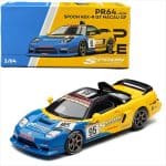 POP RACE 1/64 spoon nsx-r gt macau gp *spoon*, yellow/blue