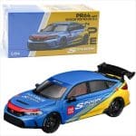 POP RACE 1/64 spoon/pop race civic type-r fl5 *spoon*, yellow/blue