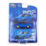 POP RACE 1/64 nissan skyline r32, bayside blue