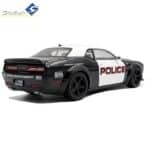 SOLIDO 1/18 2023 dodge challenger r/t scat pack widebody highway police, black/white/red - Image 3
