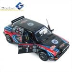 SOLIDO 1/18 1990 lancia delta hf int. tri. to biason a. sacco monte carlo, black/red/blue