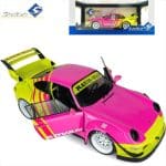 SOLIDO 1/18 2024 porsche 911 rwb bodykit, pink/yellow