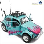 SOLIDO 1/18 1976 volkswagen kever baja miami, blue/pink