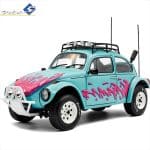 SOLIDO 1/18 1976 volkswagen kever baja miami, blue/pink - Image 2