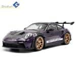 SOLIDO 1/18 2024 porsche 911 992 gt3 rs weissach, paars metallic - Image 2