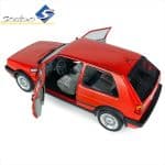 SOLIDO 1/18 1989 volkswagen golf ii gti g60, red - Image 2