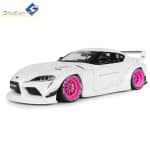 SOLIDO 1/18 2025 toyota gr supra liberty walk body kit, white/pink - Image 2