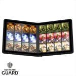 ULTIMATE GUARD 12-Pocket QuadRow ZipFolio XenoSkin Black - Image 2