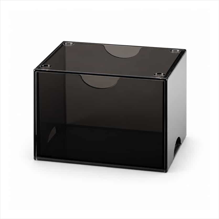 ART19002.jpg Dragon Shield Strongbox Box - Clear Black 100+ - Image 1