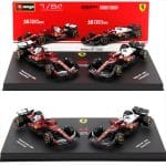 Bburago BURAGO FERRARI 1/64 SET F1 2X SF-25 TEAM