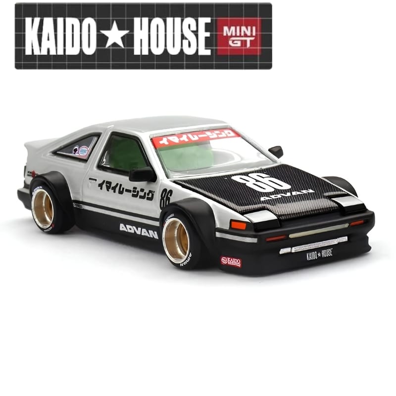 KHMG218.jpg Mini GT 1/64 TOYOTA AE86 SPRINTER TRUENO KAIDO STREET V2 1983 - Image 1