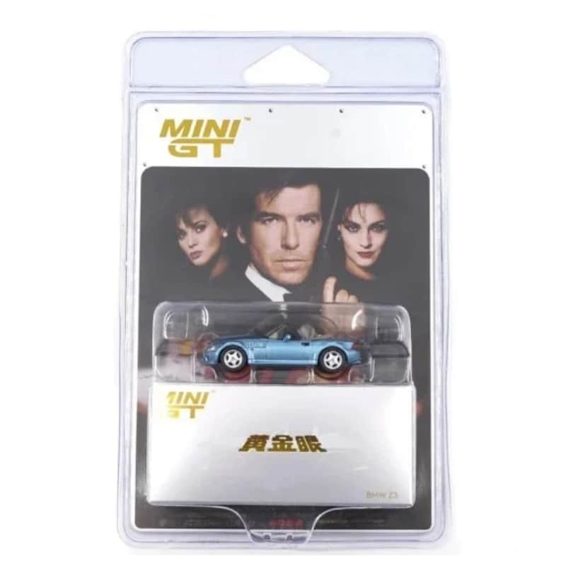 MGT00914-007TC.jpg Mini GT 1:64 BMW Z3 GOLDENEYE CHINESE POSTER 1995 - Image 1